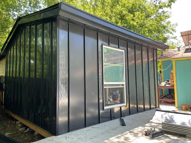 Black standing seam metal wall panels for Roof Inspection in Sun Lakes